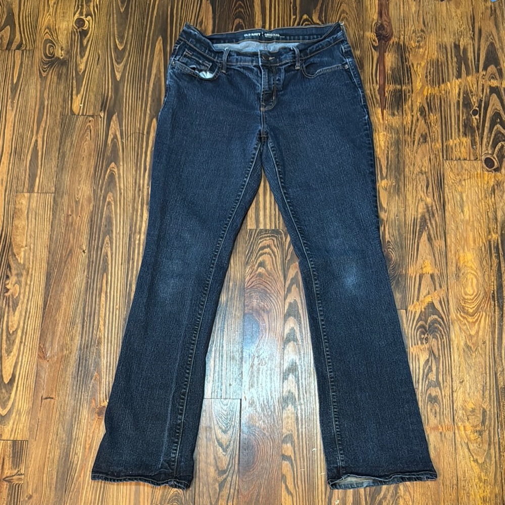 Old Navy Blue Straight Leg Jeans